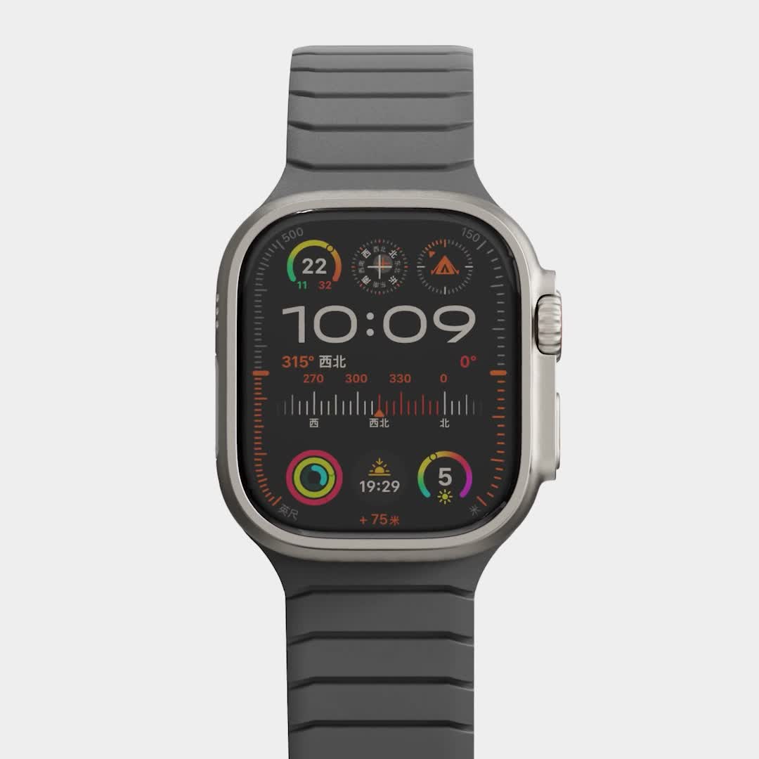 Buddi Fuse Magnetic Apple Watch Bandje 1-11/SE/Ultra 49/46/45/44MM Oranje video