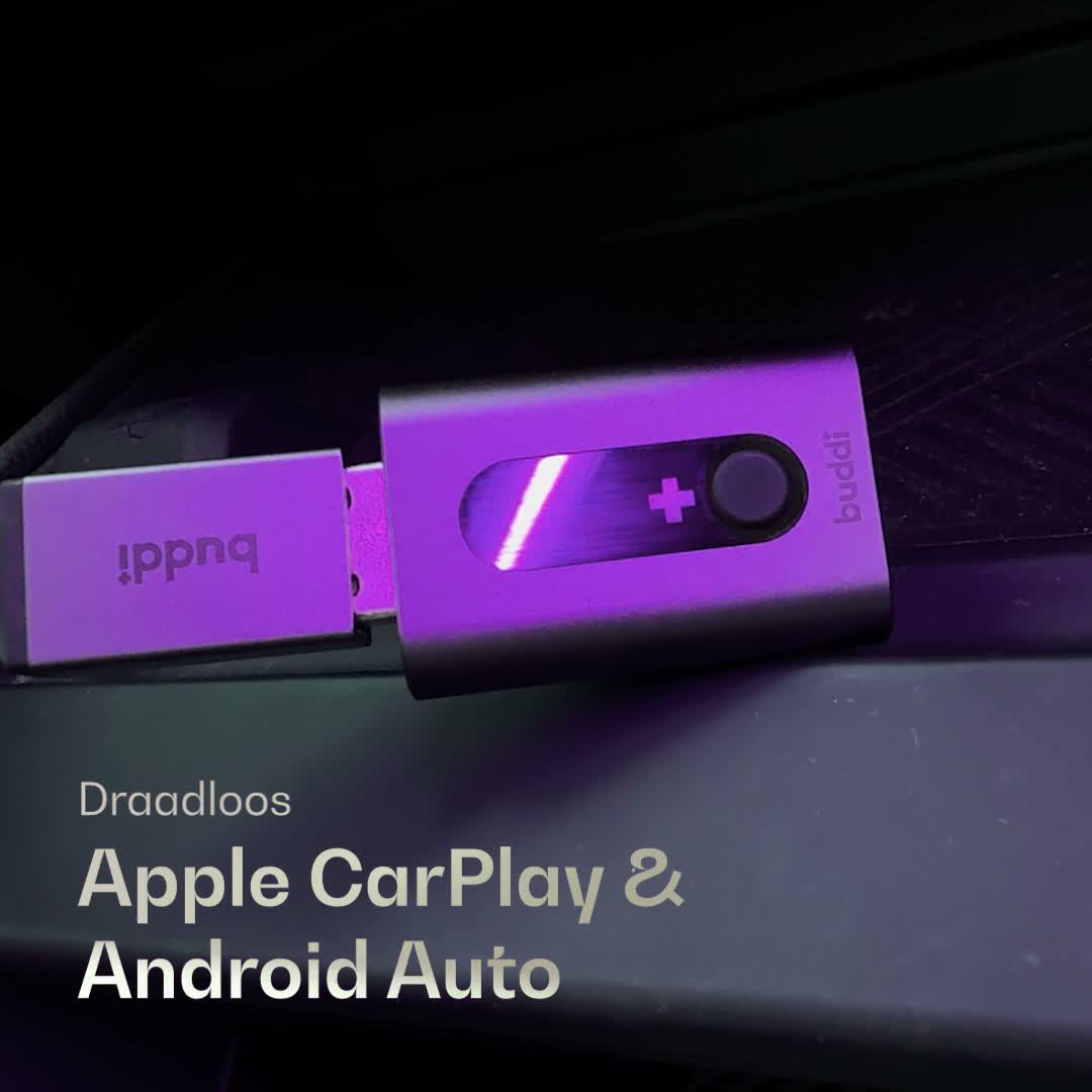 Buddi Play 3 Bluetooth Apple CarPlay & Android Auto Adapter video